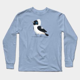 Frill Necked Monarch Bird Long Sleeve T-Shirt